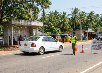Sri Lanka Police Traffic Stops: What expats should know