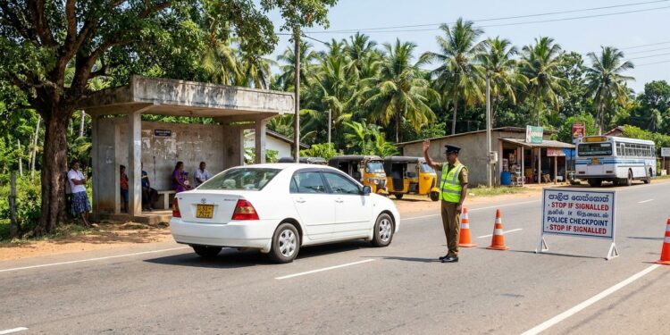 Sri Lanka Police Traffic Stops: What expats should know