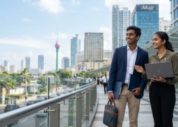Young Sri Lankan graduates entering the job market in Colombo amid high educated youth unemployment.