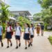Students from diverse backgrounds at a modern international school in Colombo, Sri Lanka.